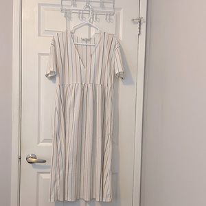 Zara v-neck dress